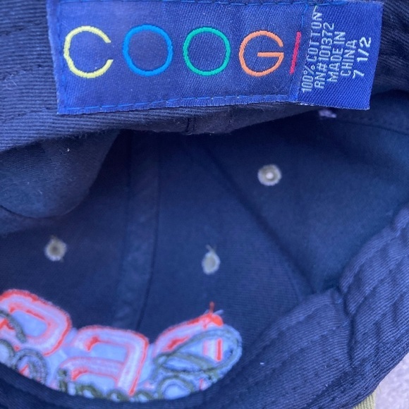 Men's COOGI Australia Black 069 Fitted Hat 7 1/2 Embroidery Cotton Nice RN101372 - Picture 6 of 11